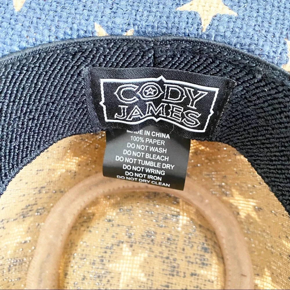 UO CODY JAMES AMERICAN FLAG STRAW COWBOY HAT